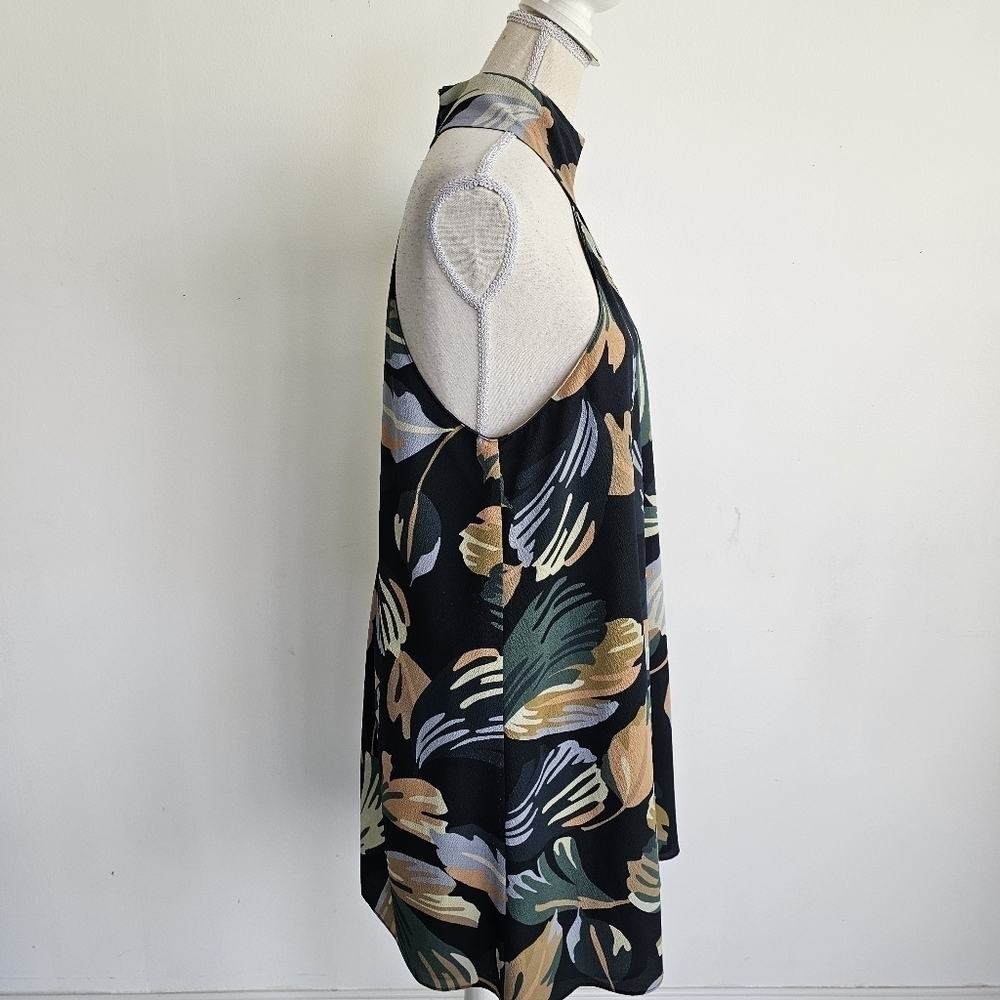 Amanda Uprichard "Queens" Tropical Halter Dress - Picture 8 of 10
